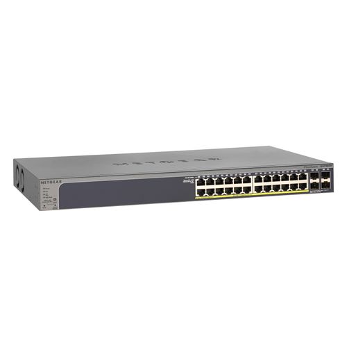 Netgear GS728TPv2 24-Port Gigabit PoE+ Smart Managed Switch 4x SFP 190W