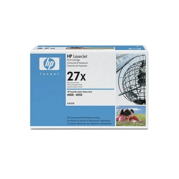 New Genuine HP C4127X 27X Black LaserJet Toner for HP 4000 4020 4050 Printers