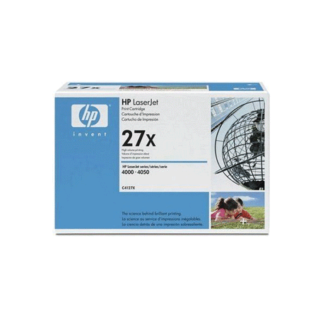 New Genuine HP C4127X 27X Black LaserJet Toner for HP 4000 4020 4050 Printers
