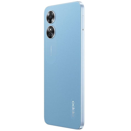 Oppo A17 Lake Blue 4GB 64GB Refurbished Phone - Rear View