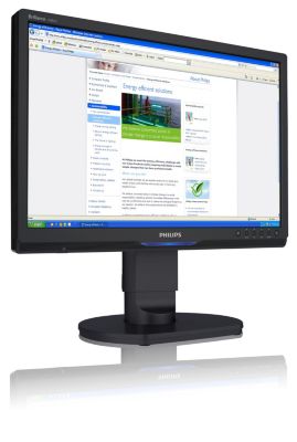 Philips 190BW 19in WSXGA+ IPS 60Hz Refurbished Monitor - Front View