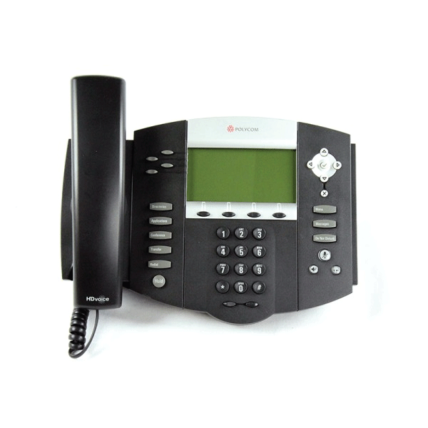 Polycom SoundPoint IP 550 Telephone Handset & Stand | 3mth Wty