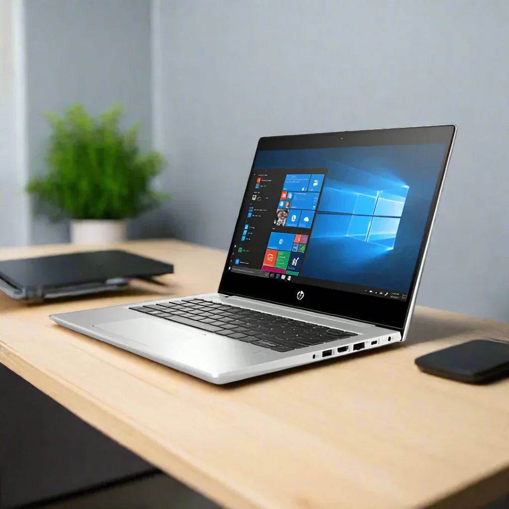 A silver refurbished HP ProBook 430 G7 i5 10210U 8GB 256GB SSD 13.3