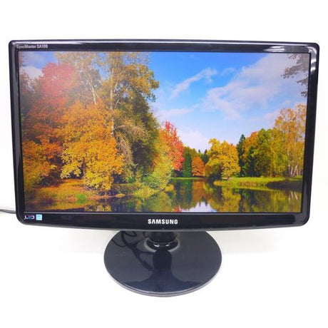 Samsung SyncMaster S22A100N 21.5in FHD Refurbished Monitor - Front View Screen On
