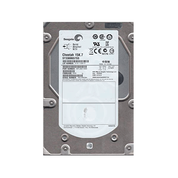 Seagate Cheetah 15K.7 ST33300657SS 300GB SAS 3.5" 15K Hard Drive