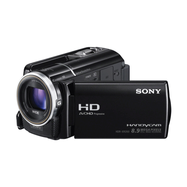 Sony HDR-XR260VE HD Flash Memory PAL Camcorder Black + Bag | 3mth Wty