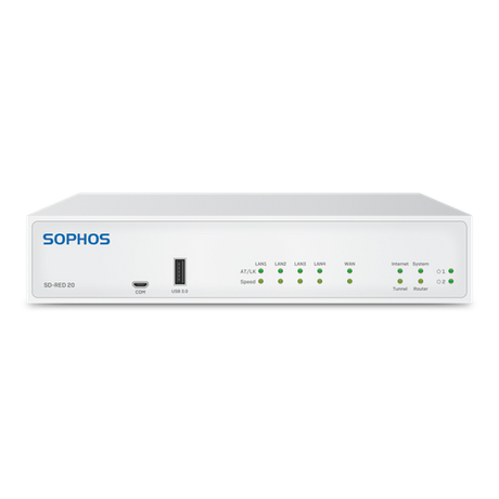 Sophos RED 50 Rev 1 Dual WAN VPN Concentrator Remote Ethernet Device