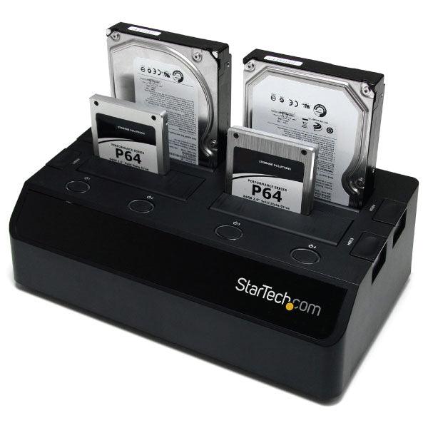 StarTech 4 Bay eSATA USB 3.0 to SATA Hard Drive Docking Station | 3mth Wty