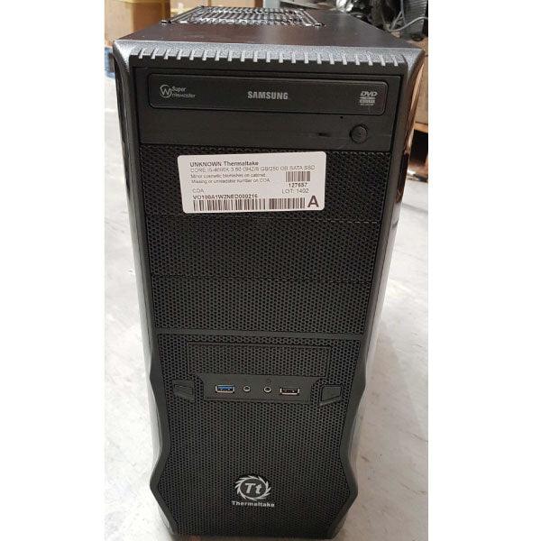 Thermaltake Tower i5 4690K 3.5GHz 8GB 250GB SSD DW NO OS Computer | 3mth Wty