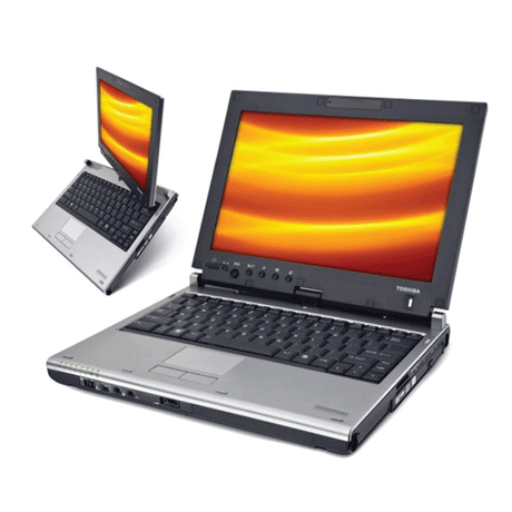 Toshiba Portege M780 Tablet Touch Screen Core i3 370 2.4GHz 4GB 120SSD 12" Laptop