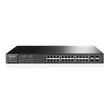TP-LINK TL-SG2424P 24-Port Gigabit Smart PoE+  4 Combo SFP Switch | 3mth Wty