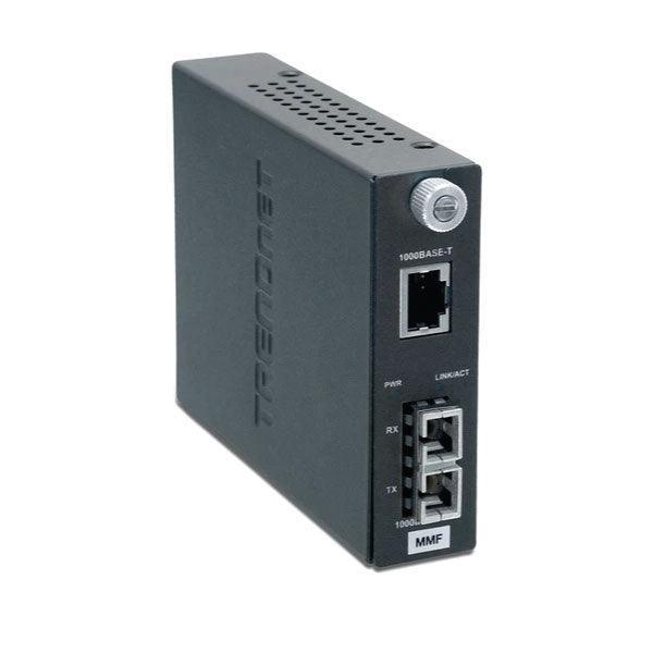 TrendNet 550M B- Directional Gigabit Multimode SC Converter | Brand New