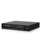 Ubiquiti EdgeSwitch 8 ES-8 8-Port Gigabit Managed Switch Refurbished Networking - Angled View