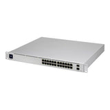 Ubiquiti USW-Pro-24-POE UniFi 24-Port PoE Managed Switch Refurbished Networking - Angled View