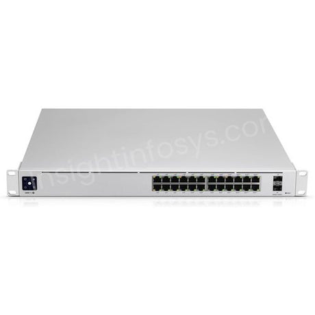 Ubiquiti USW-Pro-24-POE UniFi 24-Port PoE Managed Switch Refurbished Networking - Front View