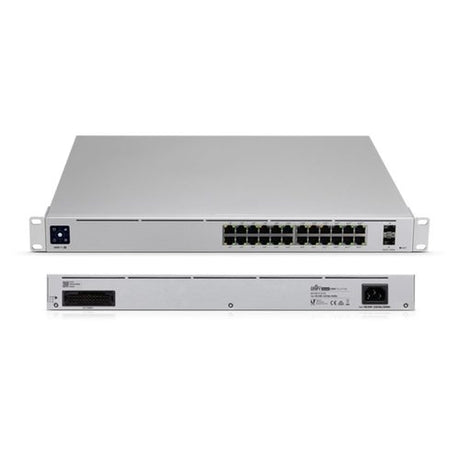 Ubiquiti USW-Pro-24-POE UniFi 24-Port PoE Managed Switch Refurbished Networking - Product Image