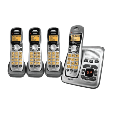 Uniden DECT 1735+3 Phone System with Chargers and Answering Machine