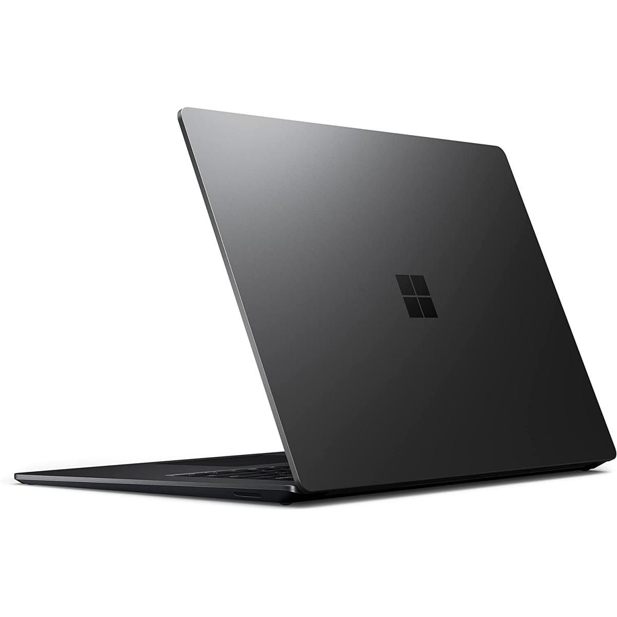 Microsoft Surface Laptop 4 15-inch i7-1185G7 16GB 512GB Matte Black Refurbished Laptop - Rear View with Windows Logo