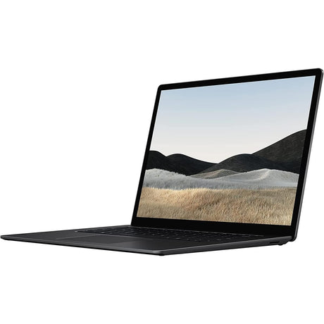 Microsoft Surface Laptop 4 15-inch i7-1185G7 16GB 256GB Matte Black Refurbished Laptop - Angled View