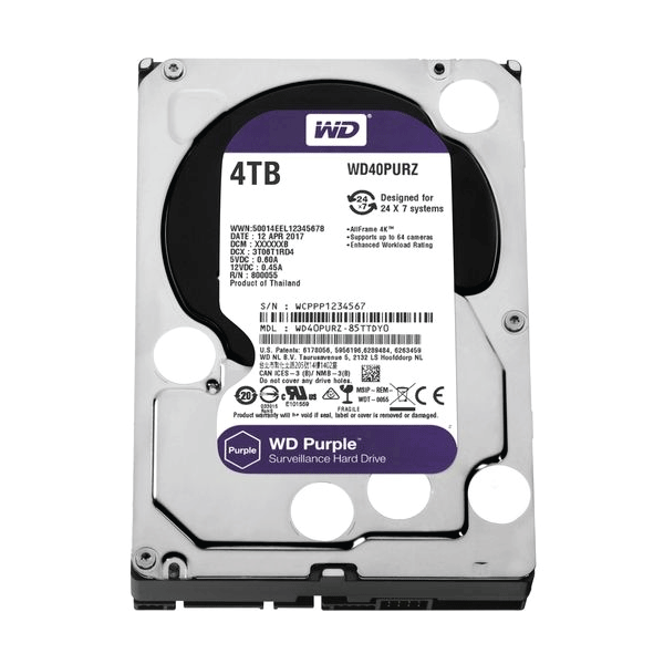 Western Digital WD40PURZ 4TB Purple 3.5